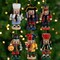Northlight Professional Nutcracker Christmas Ornaments - 4" - Set of 6 - Multicolor